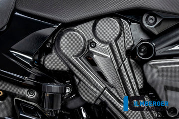 Ilmberger Carbon Fibre Cambelt Cover Vertical Cylinder for Ducati Diavel 1260 2019-22